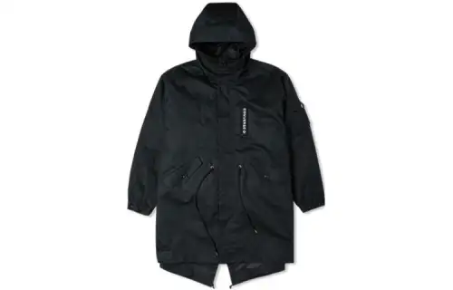 Converse Down Jackets Unisex Black Hooded Moderate Other