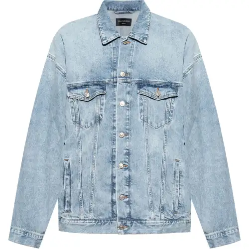 Balenciaga Vintage Effect Denim Jacket