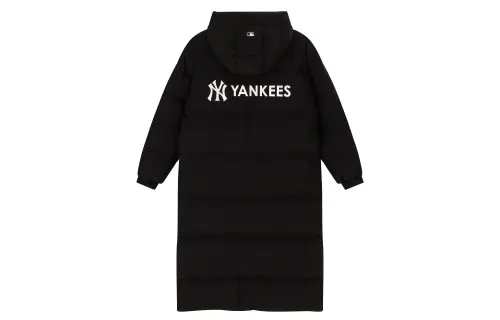 MLB New York Yankees Down Jackets Unisex Black Hooded Moderate Other