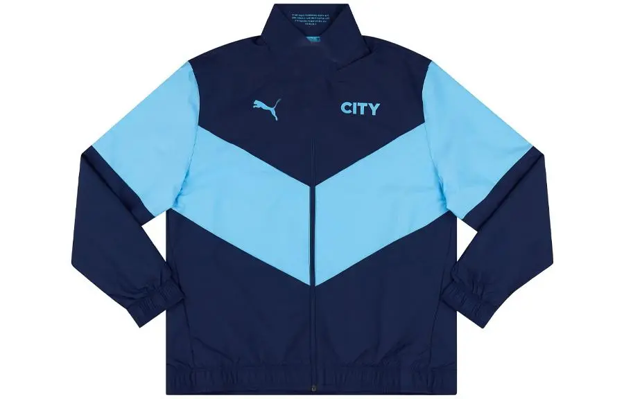 PUMA FIRST MILE 2021 22 Manchester City Jacket Unisex Blue