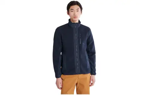 Timberland Velvet feel Coat Men's Marine Blue