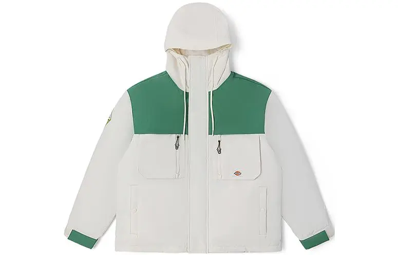 Dickies Down Jackets Unisex Cream Hooded Moderate Other