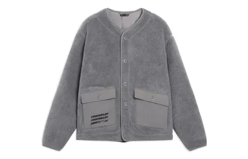 Li Ning CF Tracing Puffer Jacket Unisex Gray Tile Gray