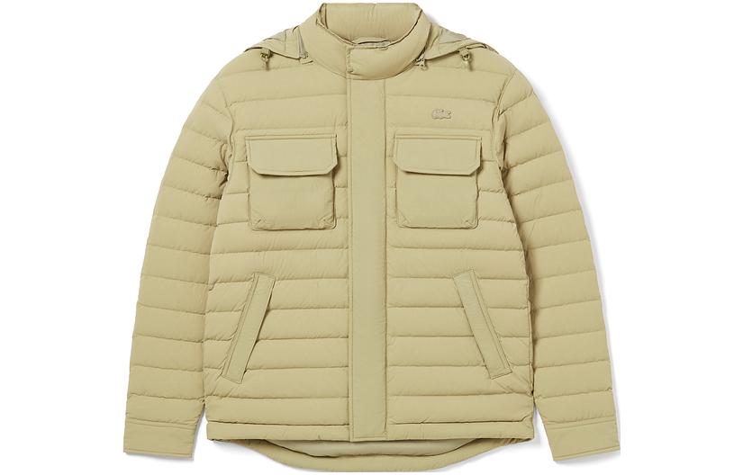 LACOSTE Puffer Jacket Men's Camel