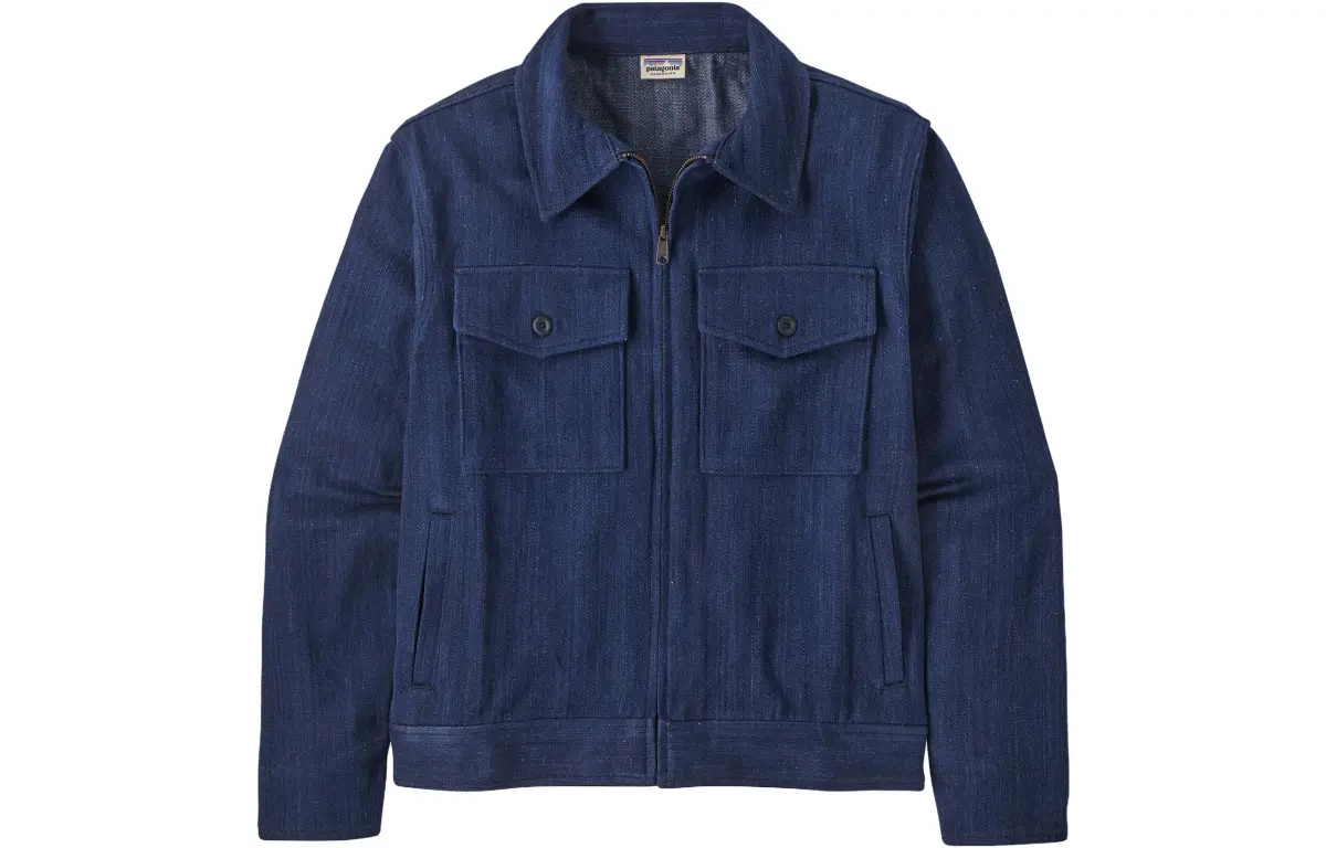 Patagonia Organic Jackets Men's Lapel Moderate Straight Fit