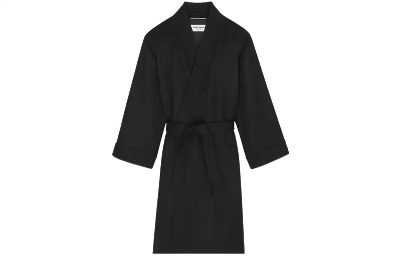 SAINT LAURENT FW22 Coat Men's Black