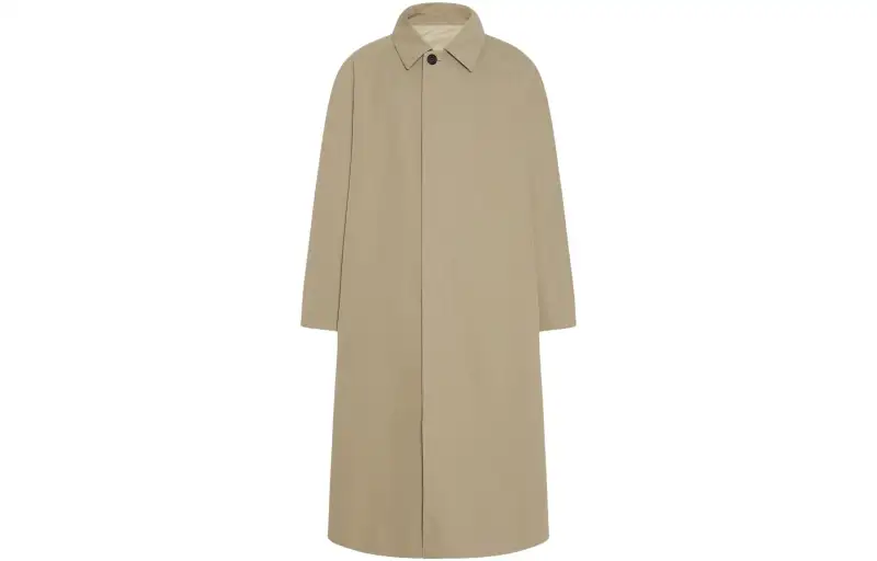 THE ROW Coats Men's Beige Yellow Lapel Moderate