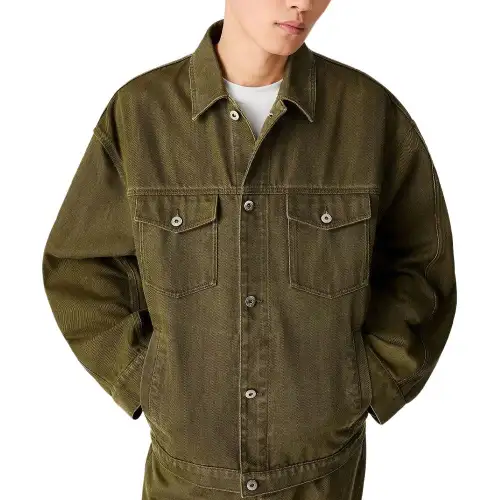 Bottega Veneta Long Sleeved Denim Jacket