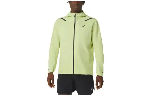 ASICS Jackets Men's Green Hooded Moderate Other