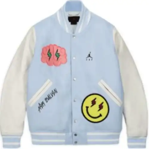 JORDAN X J Balvin Varsity Jacket Asia Sizing