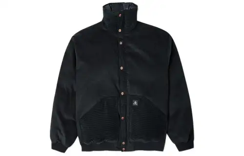 Converse Down Jackets Men's Black Stand Collar Moderate