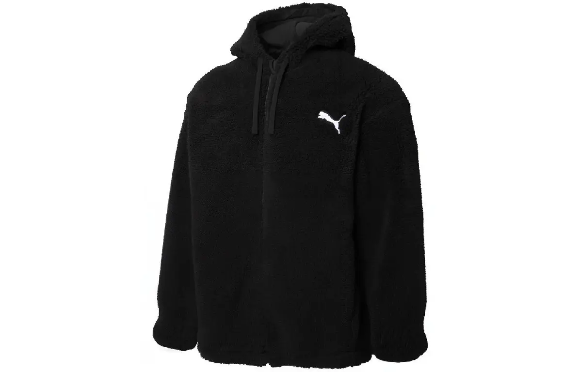 PUMA Sports Life Collection Velvet feel Coat Unisex Black