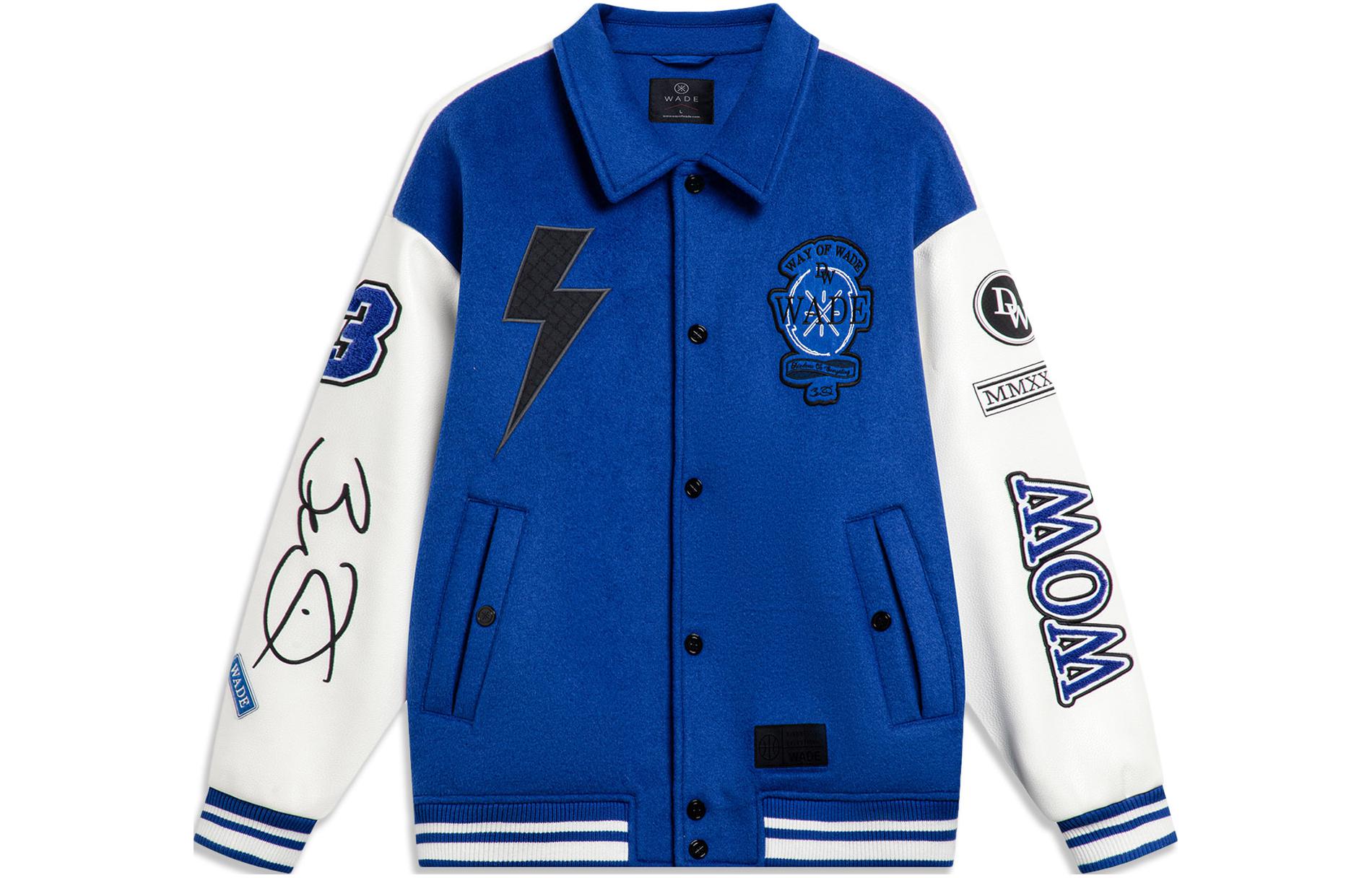 LiNing Wade Series Letter Print Lapel Long Sleeve Jacket Men's