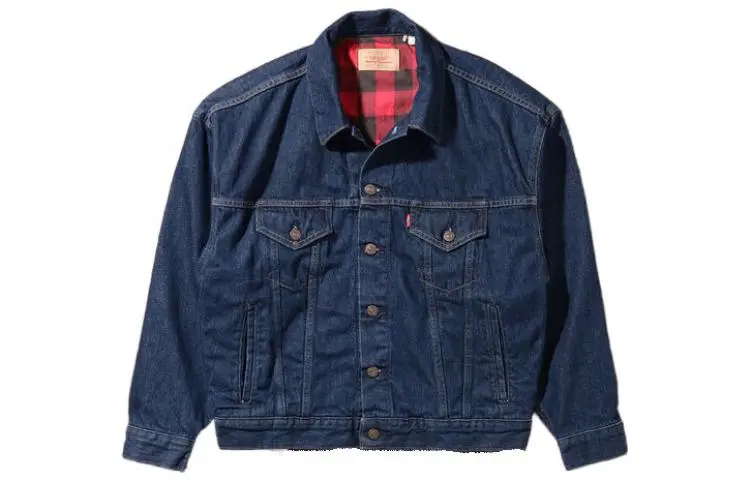 Levi's Jackets Men's Blue Stand Collar Moderate Other