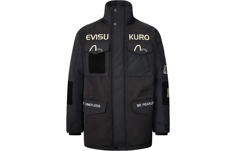 EVISU FW22 Down Jacket Men's Black
