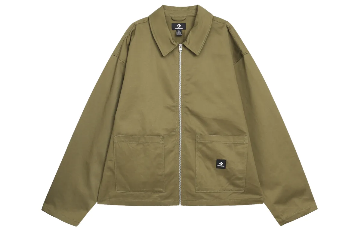 Converse Jackets Men's Green Lapel Moderate Other