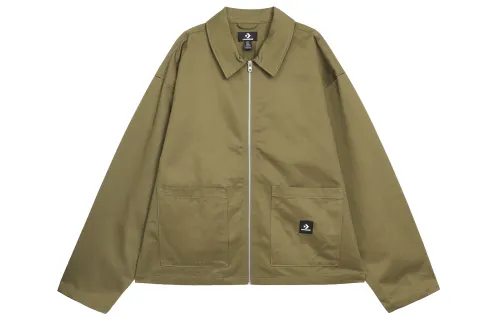 Converse Jackets Men's Green Lapel Moderate Other