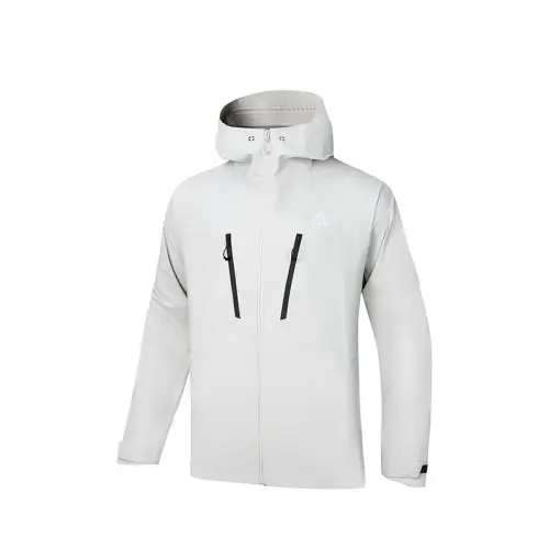 Anta Hiking Urban Living/Travel/Commuting Windbreaker Jacket Men's Timber