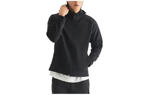 New Balance Jackets Men's Black Hooded Moderate Other