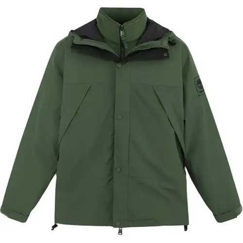 Timberland Urban Outdoors Waterproof And Windproof To Keep Warm Windbreaker Jacket Men's Black Forest Green