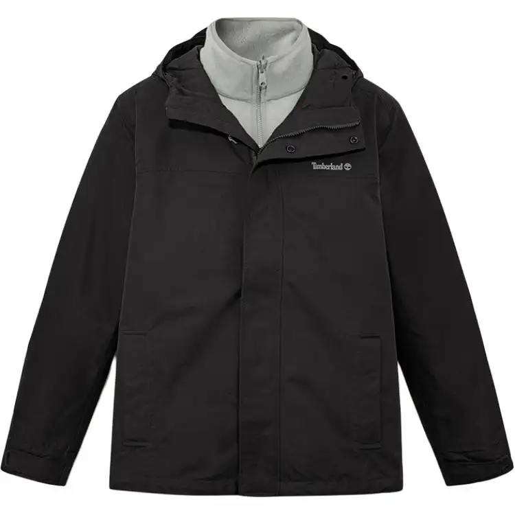 Timberland Waterproof And Breathable Windbreaker Jacket Men's Black
