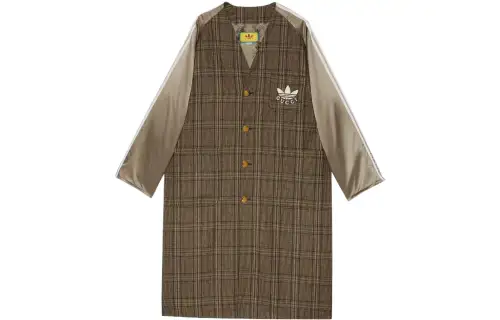 GUCCI X Adidas Originals Coats Men's Brown Moderate