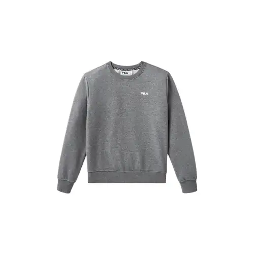 FILA Sweatshirt Unisex Gray White