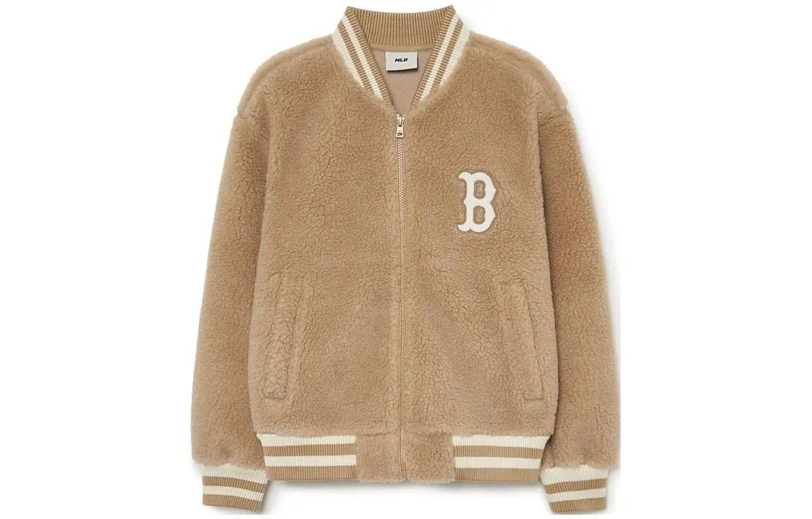 MLB Velvet feel Coat Unisex Khaki