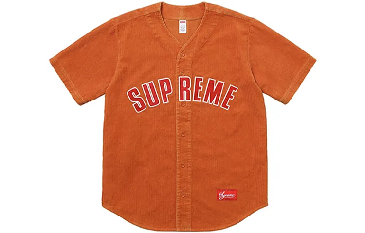 Supreme Corduroy Baseball Jersey