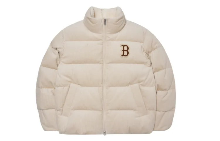 MLB Down Jacket Short Unisex Ivory