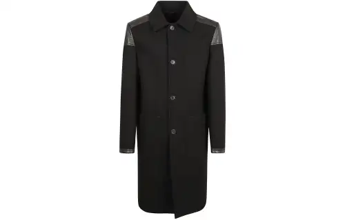 PRADA Panelled Long Sleeved Coat