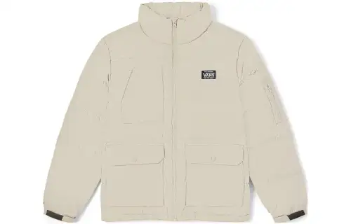 Vans Down Jackets Unisex Oat Stand Collar Moderate