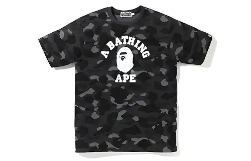 Bape Color Camo College Tee