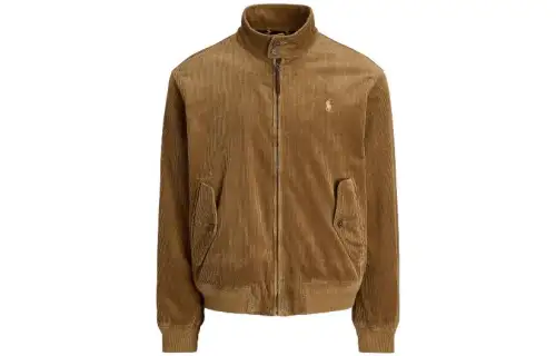 Polo Ralph Lauren Pony, corduroy long-sleeve with zipper, jacket, with embroidery, with your logo imprint, print, high collar