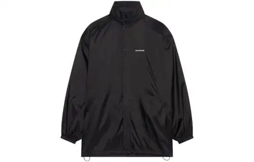 Balenciaga Jackets & Coats Loose Fit Unisex Black