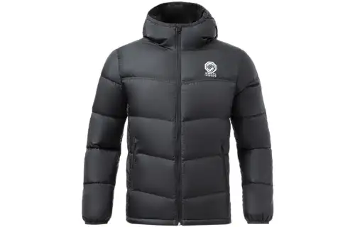 Li Ning Down Jackets Men's Black Hooded Moderate