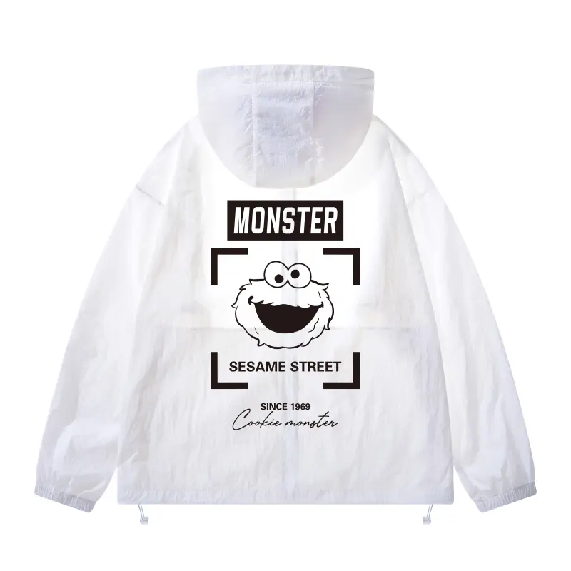 SESAME STREET Windproof UV Protection Sun Protection Clothing Unisex