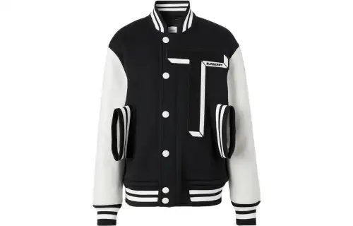 Burberry SS22 Baseball Jacket Men's Black