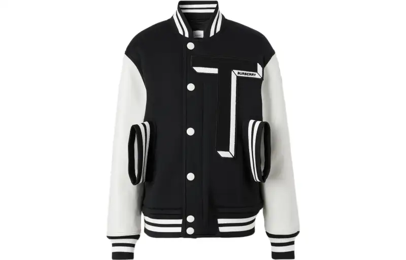 Burberry SS22 Baseball Jacket Men's Black