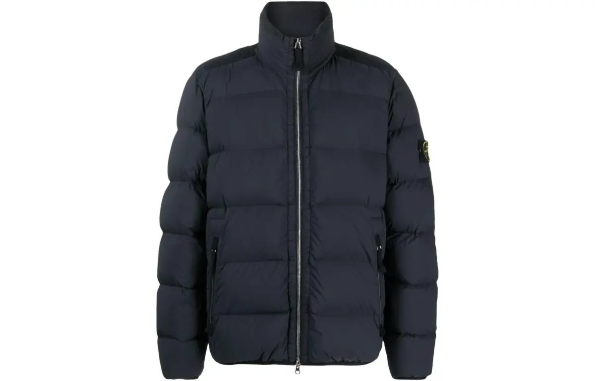 STONE ISLAND Down Jacket Unisex Blue