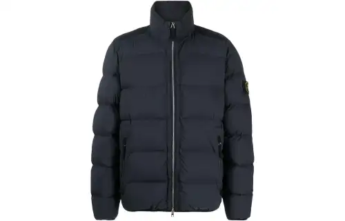 STONE ISLAND Down Jacket Unisex Blue