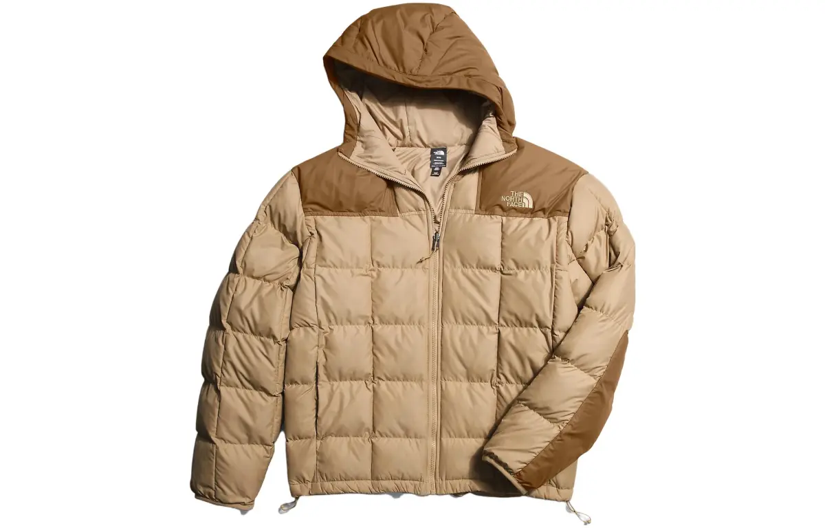 THE NORTH FACE Lhotse Reversible Hoodie Puffer Jacket Men's Brown
