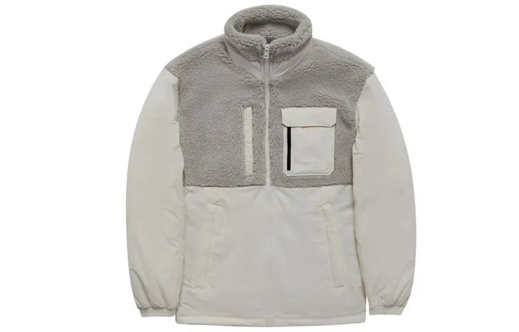 New Balance Velvet Jackets Men's Stand Collar Moderate