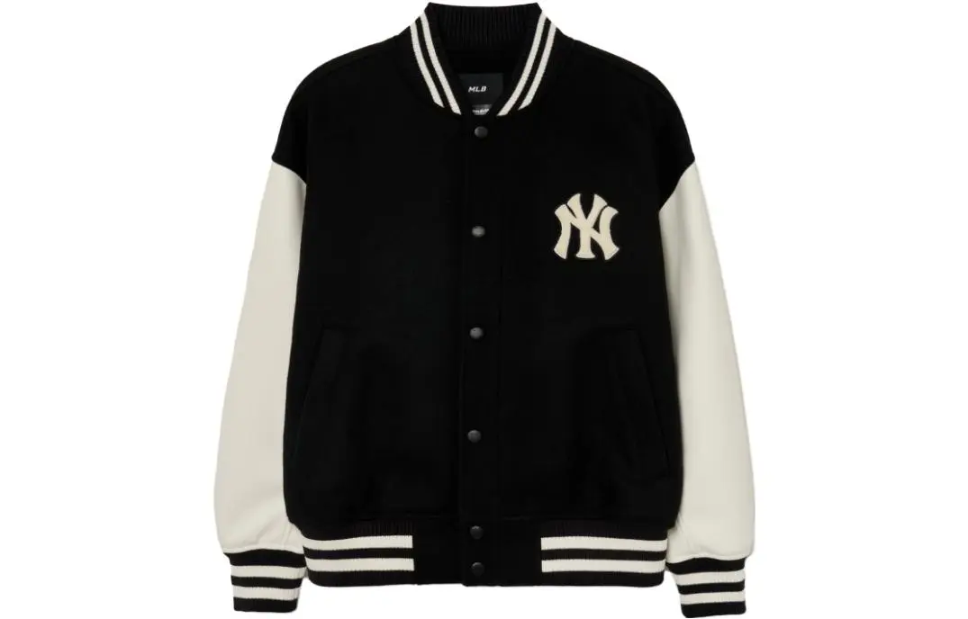 MLB New York Yankees Jackets Unisex Black Stand Collar Moderate Other