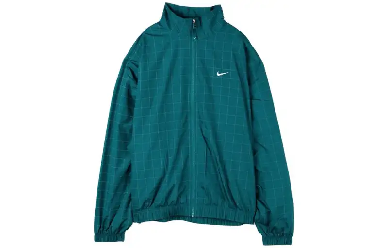 Nike Jackets Men's Cyan Stand Collar Moderate Other