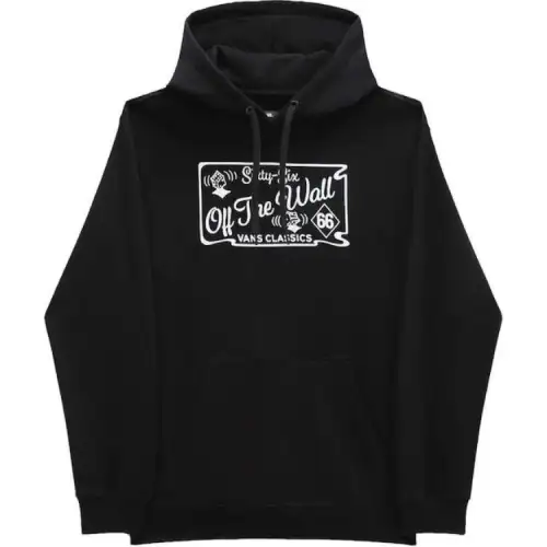 Vans Sweatshirts Men's Black Hooded Moderate