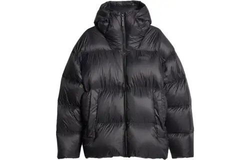 PUMA Jackets Men's Black Hooded Moderate Other