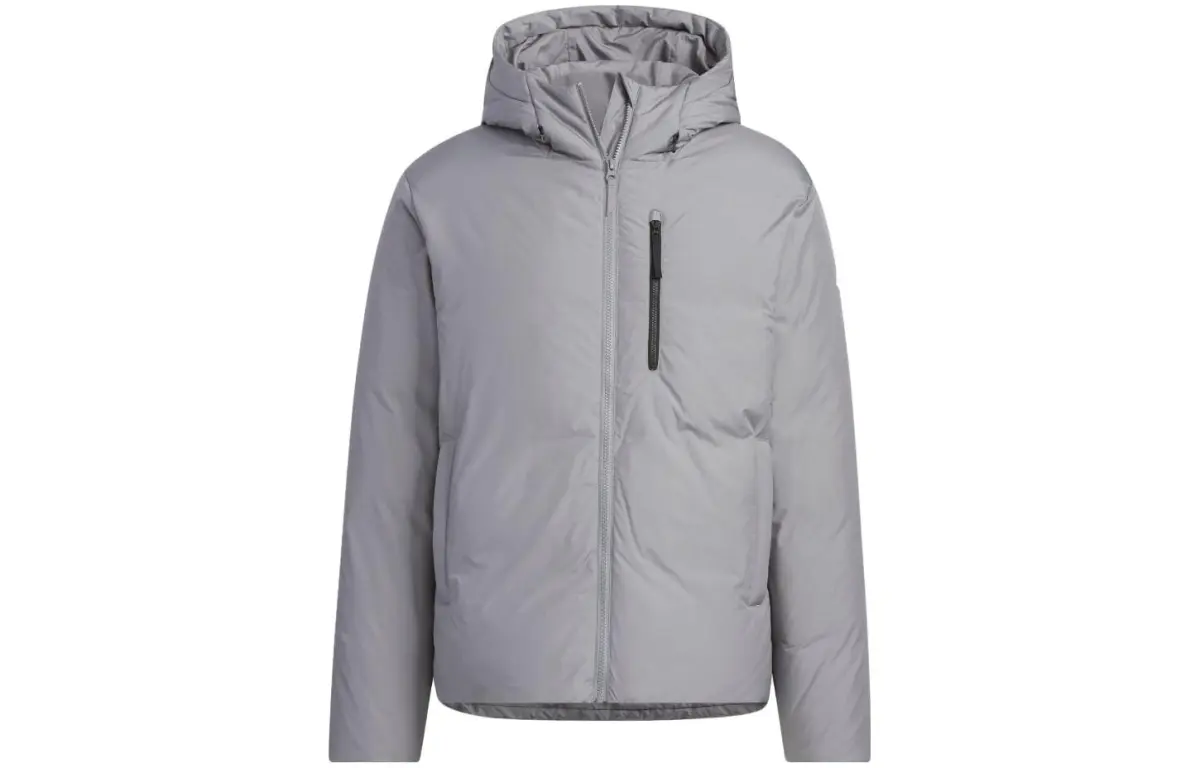 Adidas Jackets Men's Gray Hooded Moderate Other