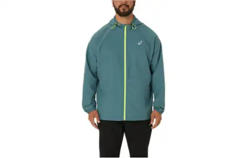 ASICS PR LYTE PACKABLE Jackets Men's Green Hooded Moderate Other
