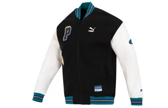 PUMA TEAM BADGE Baseball Jacket Unisex